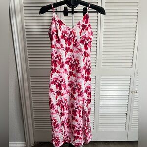 A New Day Pink and Red Floral Dress